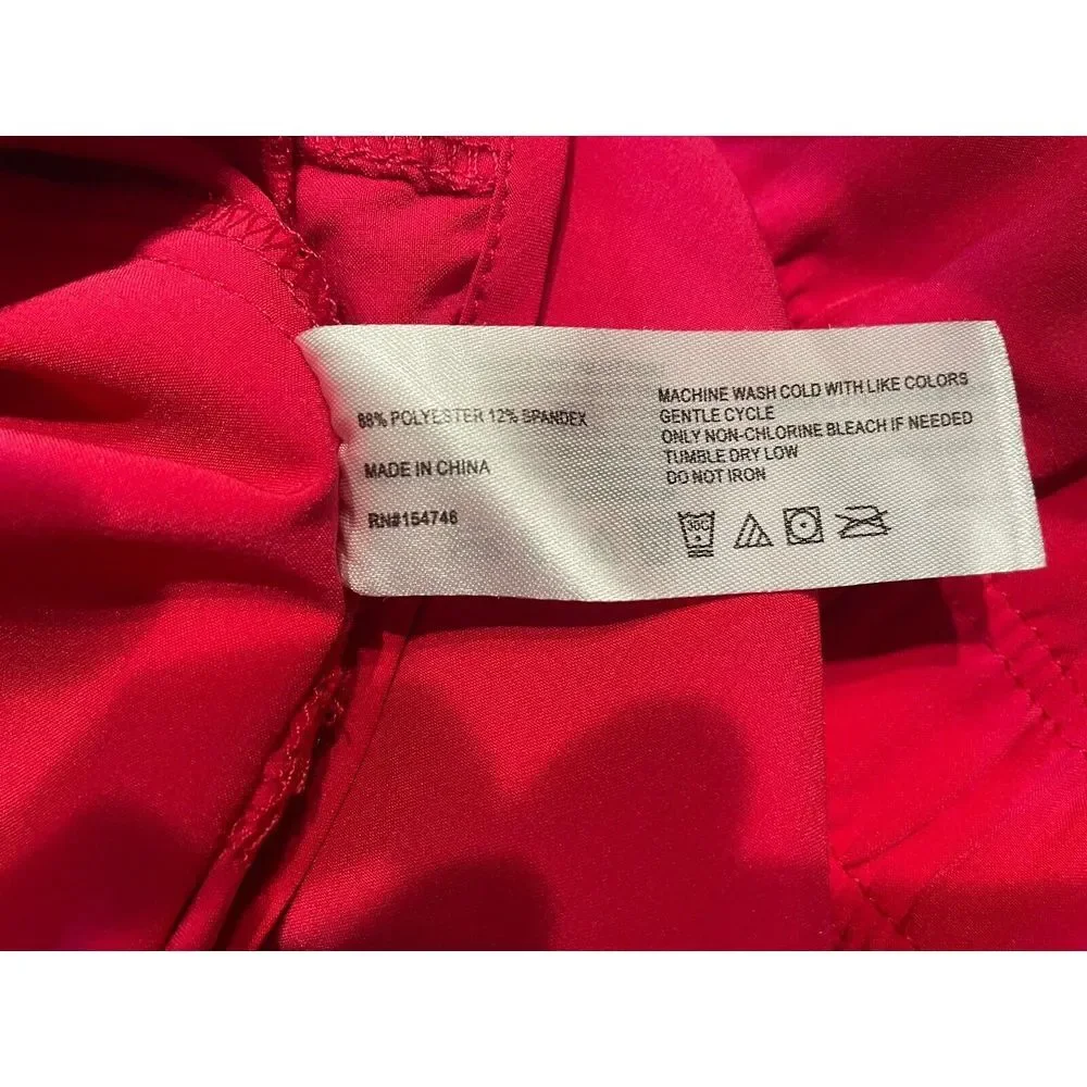 Mountain‎ and Isles Active Dress Womens Large Pink Drawstring Sporty Performance